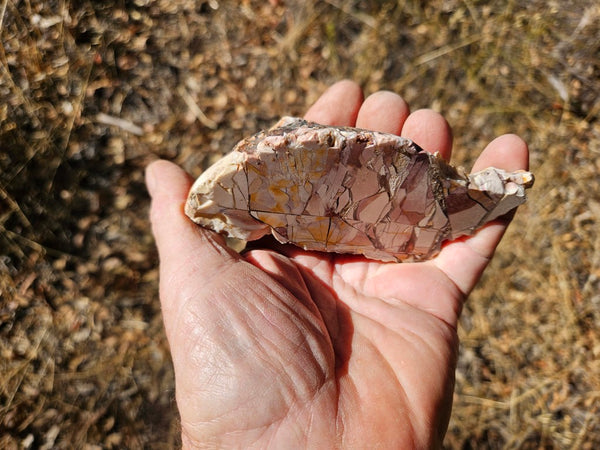 Polished Brecciated Mookaite rock BM331