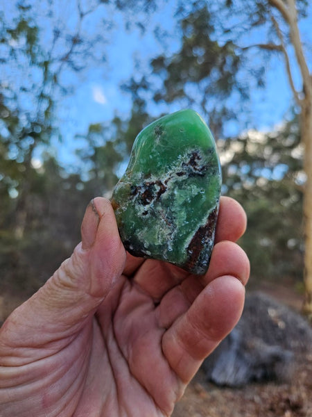 Tumble Polished Chrysoprase CHT158