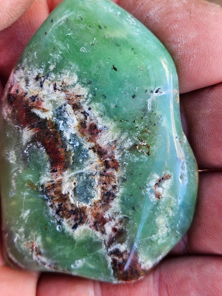 Tumble Polished Chrysoprase CHT158