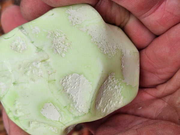 Tumble Polished Lime Magnesite ( Lemon Chrysoprase) LCT120