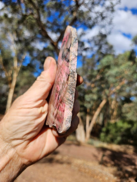 Polished Rhodonite slab RH280