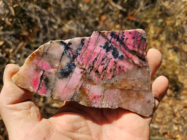 Polished Rhodonite slab RH280