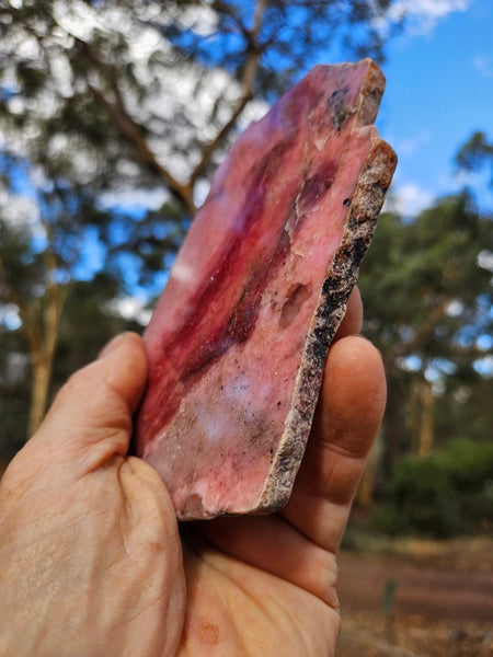 Polished Rhodonite slab RH281