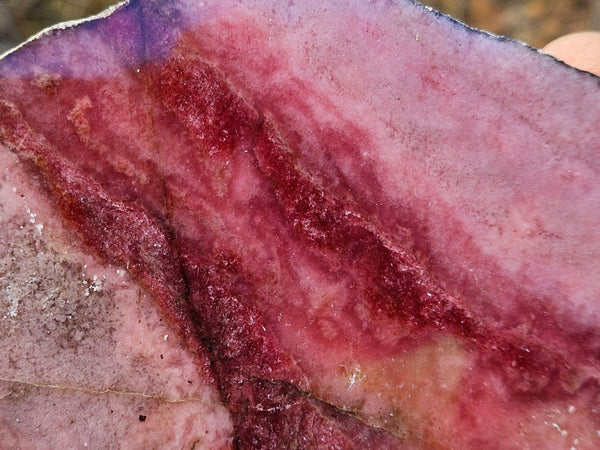 Polished Rhodonite slab RH281