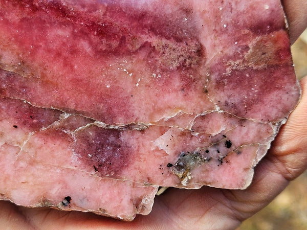 Polished Rhodonite slab RH281