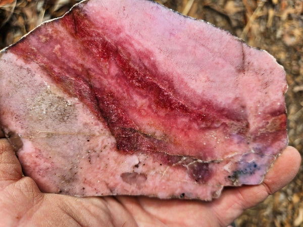 Polished Rhodonite slab RH281