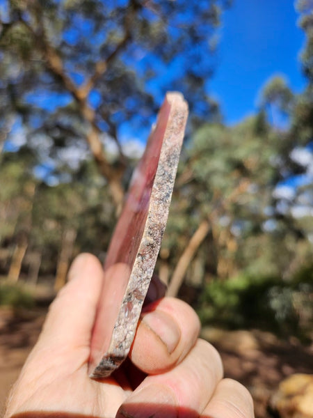 Polished Rhodonite slab RH282