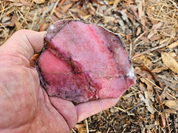 Polished Rhodonite slab RH282