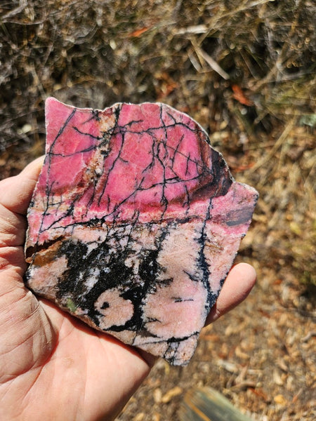 Polished Rhodonite slab RH283