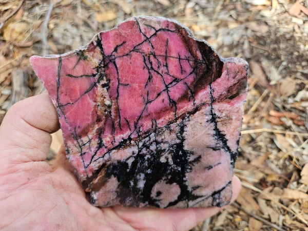 Polished Rhodonite slab RH283