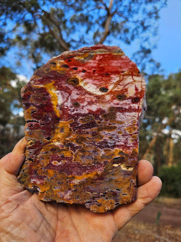 Polished Killaloe Opal slab KO121