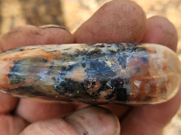 Tumble Polished Dendritic Opal DOT110