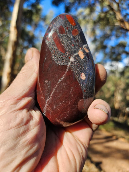 Tumble polished Jelly Bean Jasper JBT104