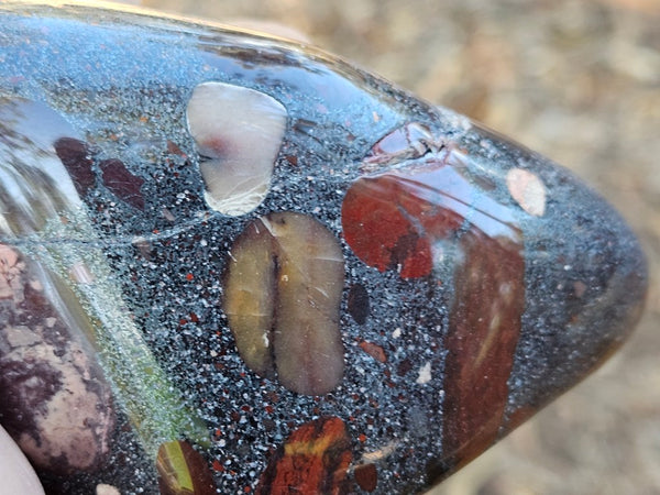 Tumble polished Jelly Bean Jasper JBT104