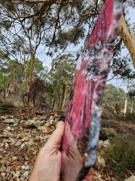 Polished Rhodonite slab RH288