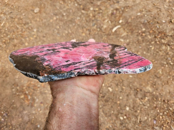Polished Rhodonite slab RH288