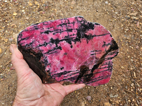 Polished Rhodonite slab RH288