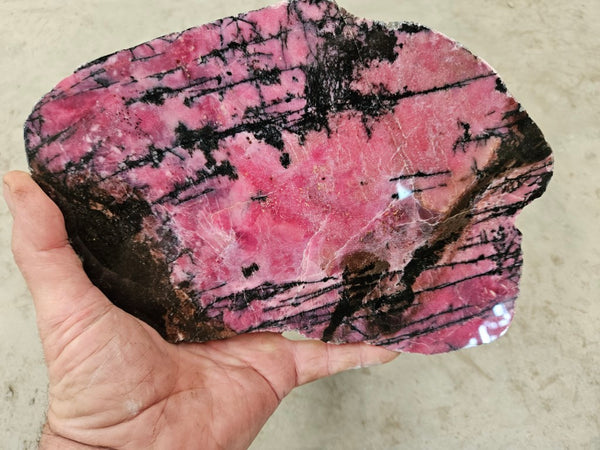 Polished Rhodonite slab RH288