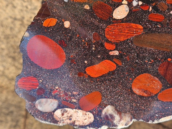 Polished Jelly Bean Jasper  JBJ349