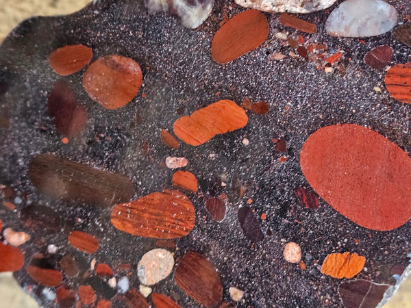 Polished Jelly Bean Jasper  JBJ349