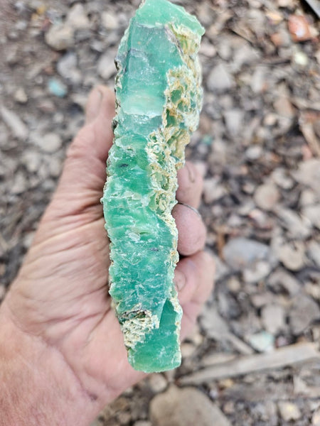 Chrysoprase rough.  CHR 195