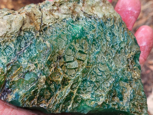 Chrysoprase rough.  CHR 195