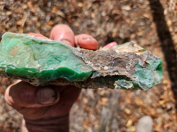 Chrysoprase rough.  CHR 196