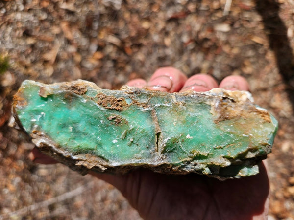 Chrysoprase rough.  CHR 196