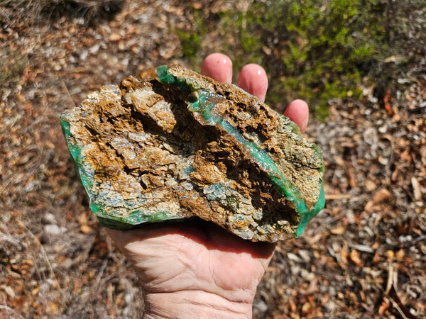 Chrysoprase rough.  CHR 196