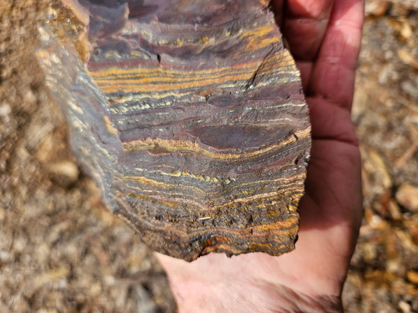 Tiger Iron rough rock TIR172