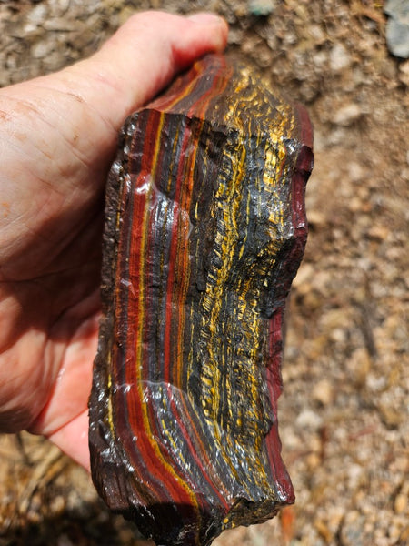 Tiger Iron rough rock TIR173