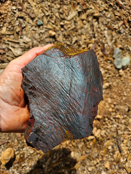 Tiger Iron rough rock TIR173