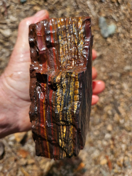 Tiger Iron rough rock TIR173