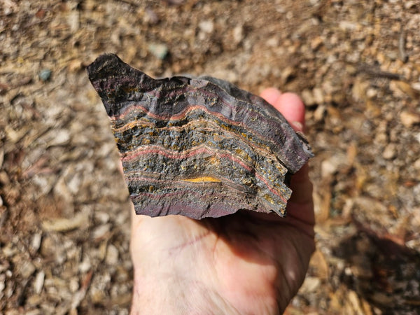 Tiger Iron rough rock TIR174