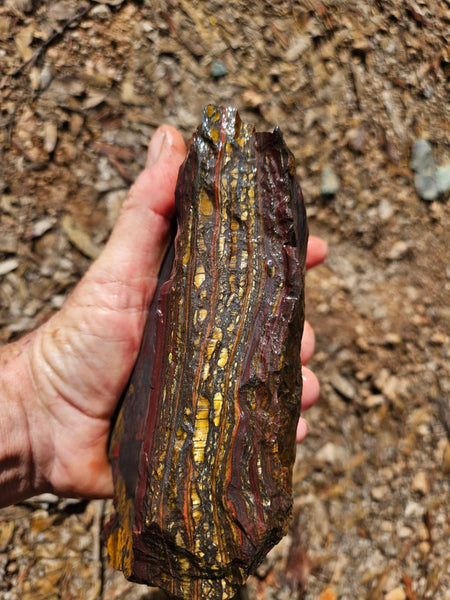 Tiger Iron rough rock TIR174