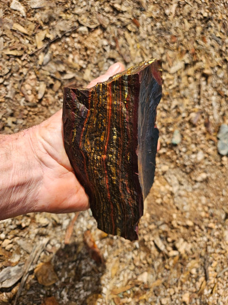 Tiger Iron rough rock TIR174