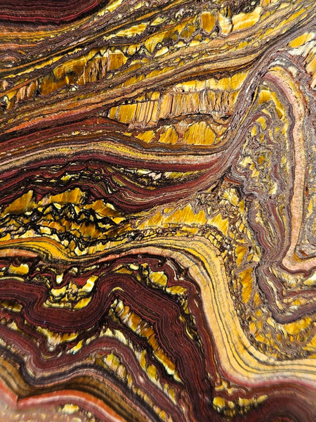 Polished Tiger Iron slab TI360