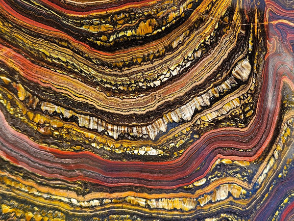 Polished Tiger Iron slab TI359