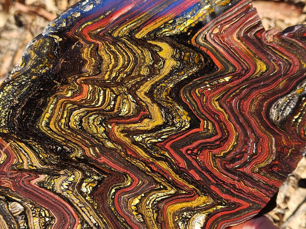 Polished Tiger Iron slab TI359