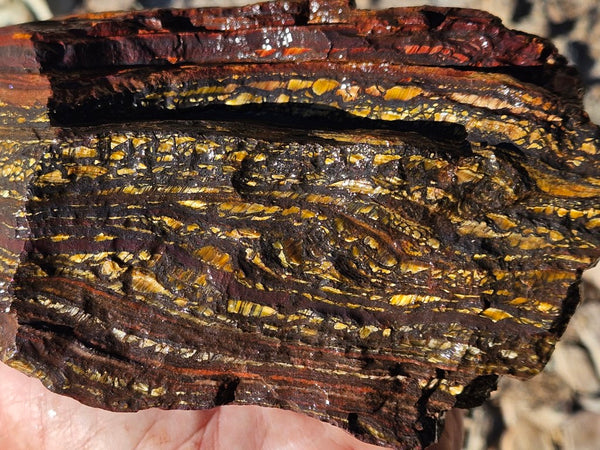 Tiger Iron rough rock TIR176