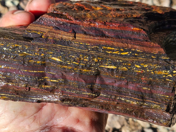 Tiger Iron rough rock TIR176