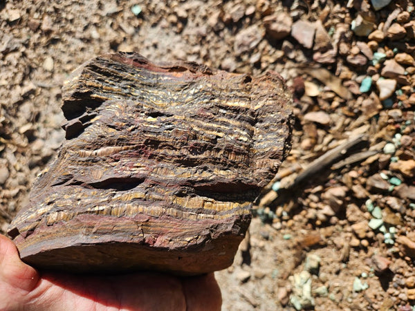 Tiger Iron rough rock TIR175