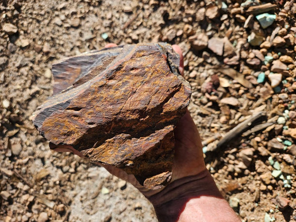 Tiger Iron rough rock TIR175