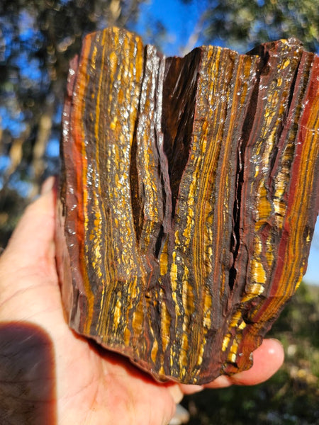 Tiger Iron rough rock TIR175