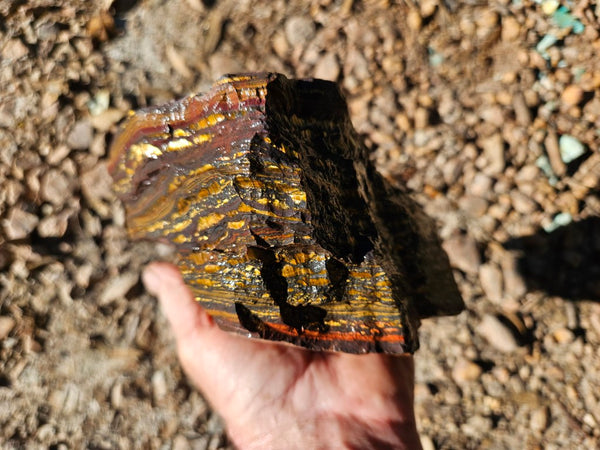 Tiger Iron rough rock TIR175