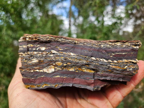 Tiger Iron rough rock TIR177