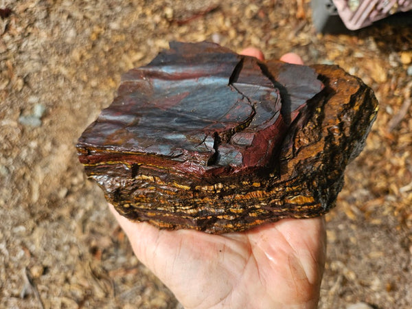 Tiger Iron rough rock TIR177