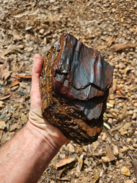 Tiger Iron rough rock TIR177