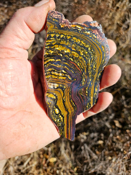 Polished Tiger Iron slab TI363