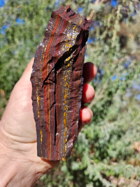 Tiger Iron rough rock TIR179